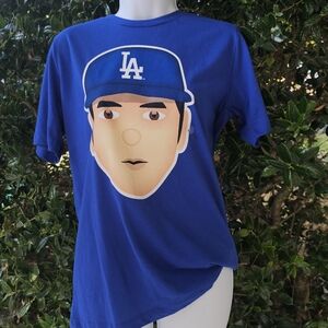 Ohtani 17 NWT Boys Sz L 14-16‎ Blue Short Sleeve Graphic MLB T-Shirt